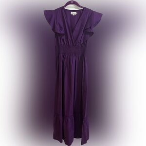 Molly Bracken Purple Maxi Dress